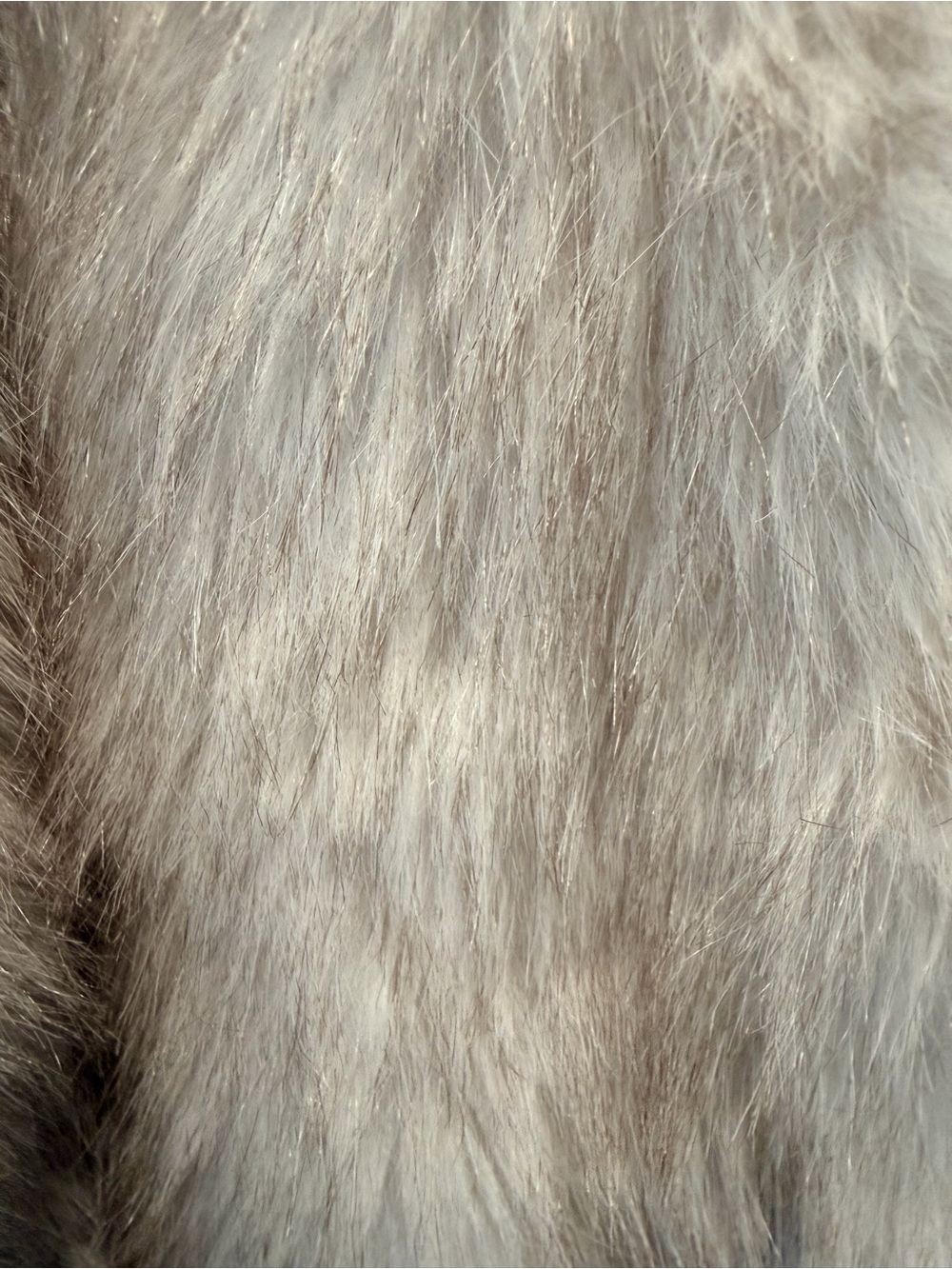 Universal Thread Large Ivory Plush Faux Fur Open Front Jacket - Picture 2 of 11